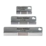 Fret Leveler - Diamond U-File for Leveling Single Guitar Frets - 3 Pack (1.25", 2" 3")