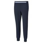 PUMA Women's Del Mar Jogger Golf Pants, Navy Blazer, X-Small