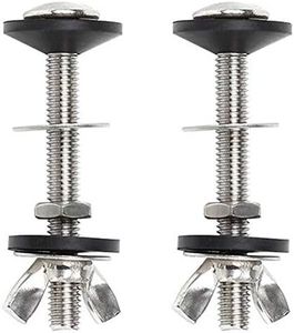 2 Pcs Leaking Toilet Close Coupling Toilet Bolts and Seal Set Toilet Bolt Set to Floor Kit Repair Fixings for Toilet Bidet
