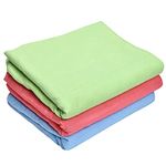 MK Handicraft (PurpleCrown), Pack of 3pieces Multicolor Pure Breathable Cotton and high Absorbent bedsheet for Newborn Babies, Swaddler Cum Comforter for Infants. (Children : XL, 120cmx100cm, Red)