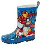 Marvel Avengers 2D Rubber Wellington Boots 12 UK Child