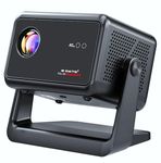 E Gate Duster 5X | 100% Dust Proof | Fully Automatic Native 1080p Projector 4k Ultra HD | 5X Brighter 500 ISO | Android 13, Live TV, Netflix, Prime | ScreenFree & ScreenMirror | HDMI-ARC-WiFi6 | EGATE