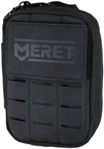 MERET Personal Response Pack | Bag with Modular Organizer, MOLLE Panel, Durable Material, Travel, Hiking, Camping, Preparedness | Small, Black | Empty Bag