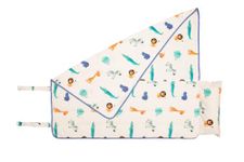 The Burgeon Kids Sleep Nap Bedding Set - Toddler Boys and Girls Kids Bedding with Soft Blanket and Removable Pillow - Animal Theme