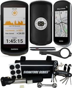 Garmin Edge 1040 Solar Compact Touchscreen GPS Cycling Handheld with Signature Series Bike Kit