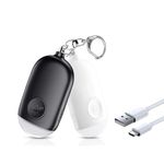 Safesound Personal Alarm Siren Song 2 Pack - 130dB Self Defense Alarm Keychain with Emergency LED Flashlight - Security Personal Protection Devices for Women Girls Kids and Elderly