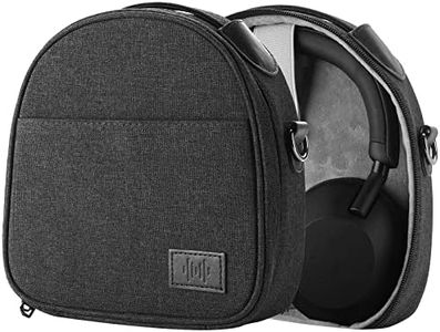 Geekria Headphones Pouch Compatible with Sony WH-1000XM5, WH-1000XM4, WH-XB910N, XB900N, WH-CH710N, WH-CH520 Case, Replacement Protective Travel Carrying Bag with Cable Storage (Grey)