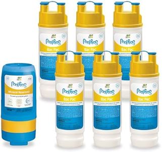 FROG Replacement Mineral Reservoir for use with Pool FROG Model 5400 Cycler with 6 Bac Pac Replacement Chlorine Cartridges - Prefilled Cartridges for Quick & Easy Pool Sanitization