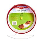 Kaytee Silent Spinner Wheel For Pet Syrian or Large Breed Hamsters, Sugar Gliders and Gerbils, Large , Clear, 10 Inch (Pack of 1)