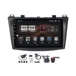 For Mazda 3 II BL 2009-2013 Wireless CarPlay Android Auto Car Stereo 9 Inch Android 12 Touch Screen Bluetooth DSP FM AM Car Radio with GPS Navigation 4G WiFi Backup Camera SWC (Size : M100S)