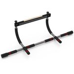 leikefitness Pull-Up Bar For Door Frame Adjustable Portable Upper Body Fitness Workout For Home Gyms (36.41 * 13.70 * 10.70)