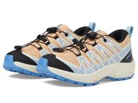 Salomon Unisex-Child Xa Pro V8 J Hiking Shoe, Peach Quartz/Vanilla Ice/Provence, 7.5 US Little Kid