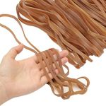 50 Pcs Large Elastic Rubber Bands,Heavy Duty Elastic Bands,Large Elastic Bands Natural Elastic Bands Wide Rubber Band for School Home Office Supplies Industrial Crafts DIY Everyday Use