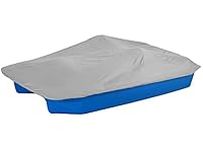 Outdoor 3 or 5 Person Paddle Boat Protective Cover, 420D Oxford Fabric Waterproof DustProof UV Protection Pedal Boat Cover 112.5" L X 78.7" W,Grey