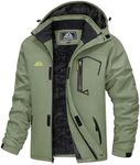 MAGCOMSEN Mens Ski Jacket Hooded Wa