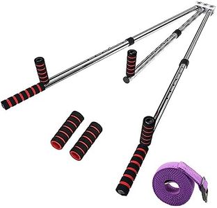 Leg Stretcher 3 Bar Leg Split Machine Stainless Steel Gymnastic Portable Flexibility Stretching Equipment,Home Gym Exercise for Dance, Gymnastics, Cheerleading, Martial arts hip stretch