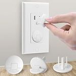 Outlet Covers Baby Proofing White -