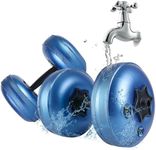 Water Filled Dumbbells Set, Water Filled Weights 2Pcs/Set, Portable Travel Weights, Shaping and Body Building, Strength Training, 8-10kg Portable PVC Travel Dumbbells