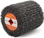 RENOTEC Black Cleaner Flap Wheels, Strip Drum, 110x100mm, 4 inch, for Pickling, Removing Rust, Paints, enamels, oxidations. for Burnishing Polishing Machine (40 GRIT)