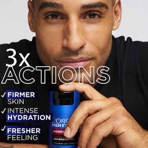 L'Oreal Men Expert Power Age Moisturiser for Men, Hyaluronic Acid, 100ml