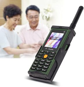 Telefono Cellulare Sbloccato 2G, Telefono Cellulare con 4 Schede SIM, Telefono Retrò per Anziani, con Schermo HD da 2,2 Pollici, Pulsante Grande, Altoparlante Grande, Asta Antenna Rimovibile,(verde)