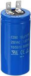 uxcell CD60 Run Capacitor, 150uF/MFD 250VAC 15% Tolerance 50/60Hz Motor Starting Capacitor for Air Compressor Motor Starts Running