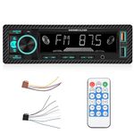 Car MP3 Radio Car Stereo Single Din 1 DIN Digital Bluetooth FM Audio Music Stereo Car Radio Mp3 Player USB/SD/AUX-IN In-Dash Unit Remote Control