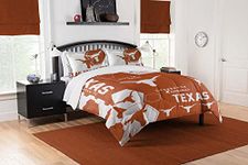 Northwest NCAA Texas Longhorns Unisex-Adult Comforter and Sham Set, Full/Queen, Hexagon