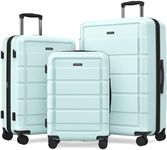 SHOWKOO Upgrade Luggage Sets 3pcs, 