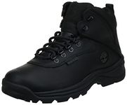 Timberland Men's White Ledge Mid Waterproof Hiking Boot, Black Leather, 7 UK