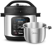 Midea 10-in-1 Electric Pressure Cooker, 6 Quarts, Stainless Steel Pot