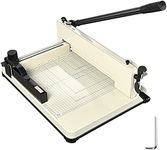 Yescom 12" Paper Cutter Heavy Duty 12 Inch Industrial Commercial Guillotine Paper Cutter 400 Sheet Large Capacity A4-12" Paper Cutter for Office, School, Picture Shop