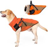 HEYWEAN Waterproof Dog Coat with Ha