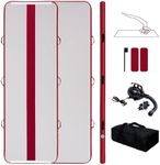 Tuxedo Sailor Inflatable Gymnastics Tumbling Mat Tumble Track Thickness Floor Mat With Electric Air Pump for Gymnastics/Training/Home/Cheerleading/Water/Gym/Yoga