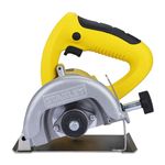 STANLEY STSP125-IN Tile Cutter Machine for Cutting Varied Ranges of Tiles, 1320 Watt 5''/125mm, Optimized 13500 RPM for High Cutting Efficiency, 1 Year Warranty (Yellow & Black)