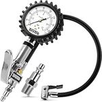 Tire Pressure Gauge with Inflator (