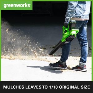 Greenworks Cordless Leaf Blower and Vacuum – Lightweight Garden Tool
