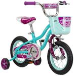 Schwinn Koen & Elm Toddler and Kids Bike, 12-Inch Wheels, Training Wheels Included, Teal