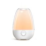 LINTRO - Classic Essential Oil Diffuser, Aromatherapy 100% Pure Essential Oil Ultrasonic Diffuser Humidifier With Touch Light & USB Type-C Charging, For Bedroom, Office, Living Room, Yoga, SPA