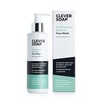 Clever Soap 1% Piroctone Olamine Face Wash With Salicylic Acid - Exfoliating, Foaming Facial Cleanser - Suitable For Seborrheic Dermatitis, Acne & Psoriasis - Fragrance Free, For Men & Women