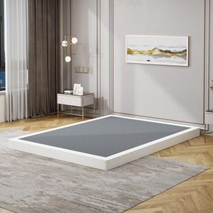Snaye Low Profile Queen Box Spring 3 Inch, 3000lbs Heavy Duty Box Spring Queen Size Bed Base Metal Mattress Foundation, Easy Assembly, Noise Free