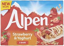 Alpen Strawberry and Yoghurt Cereal Bar, 5 x 29g