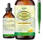 2 Fl oz Mullein Leaf Extract - Mullein Leaf Extract for Lungs, Health Supplement Drops,Organic Mullein Leaf Liquid Drops for Women, Men 98% Absorption