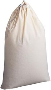 Household Essentials Extra Large Natural Cotton Laundry Bag, Beige