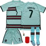 MARETOO Away #7 Kids Soccer Jersey & Shorts Set Youth Sizes (Away,28)