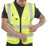 BeeSwift EXECUTIVE HI VIZ WAISTCOAT SATURN YELLOW L