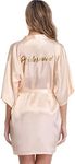 Vlazom Bride Bridesmaid Robes Satin