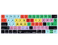 XSKN Avid Media Composer Silicone Shortcuts Keyboard Skins are Compatible with Touch Bar Models MacBook Pro 13 inch (A1706 A1989) and 15 inch (A1707 A1990) US & EU Versions