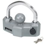 Reese Towpower 7088300 Trailer Coupler Lock, Universal Fit, Heavy Duty, Designed to fit 1-7/8-in, 2-in, and 2-5/16-in couplers.