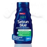 Selsun Blue 2-In-1 Anti-Dandruff Shampoo and Conditioner, Nourishing Formula, 1% Selenium Sulfide, Cleans and Conditions in One Step, Eliminate Dandruff and Repair Hair with a 2 in 1 Formula, 300mL